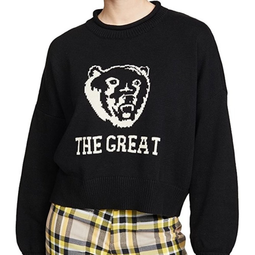 The Great. black Bear sweater *RARE* NWT size 2/M